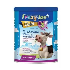 Frezyderm Frezylac Gold 3 Πίνω & Μεγαλώνω Βιολογικό Ρόφημα Γάλακτος Σε Σκόνη 900gr