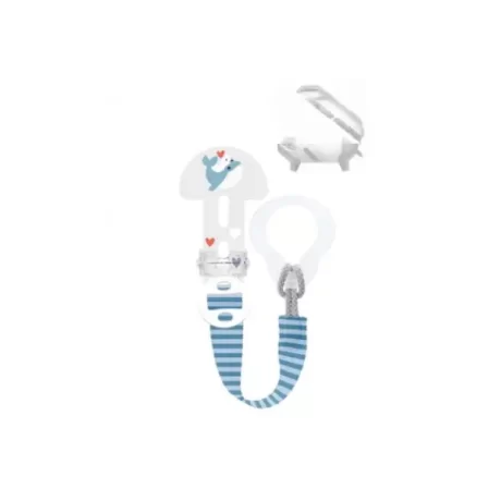 Mam Clip It! & Cover κορδέλα στήριξης πιπίλας με καπάκι 0+Μήνών