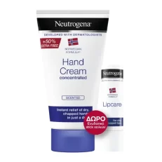 Neutrogena Promo Hand Cream - Κρέμα για Χέρια - Με Άρωμα 75ml & Δώρο το Lipstick Χειλιών